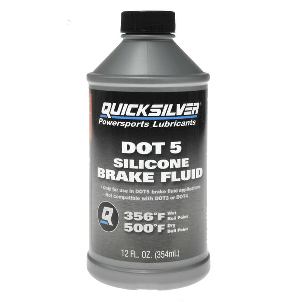 Quicksilver 8M0128419 DOT 5 Brake Fluid – 12 Ounce - 8M0128419