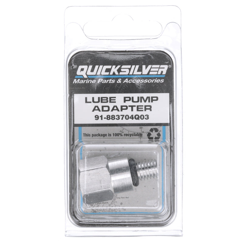 Quicksilver 883704Q03 Gear Lube Pump Metric Adapter - 883704Q03