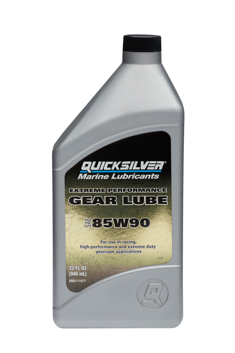 Quicksilver 85W-90 Extreme Performance Gear Lube - 1 Quart - 8M0111677