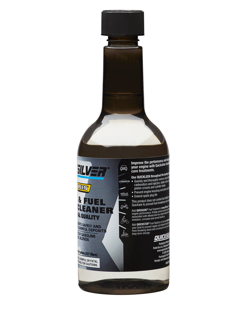 Quicksilver Quickleen Engine and Fuel System Cleaner - 12 Ounce - 8M0047921