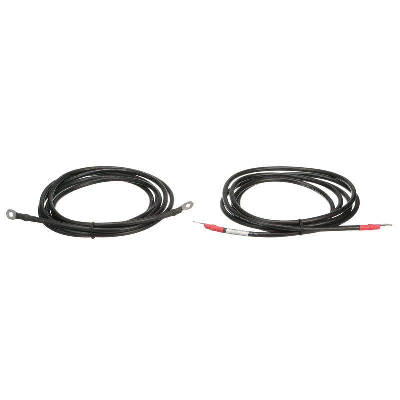 Quicksilver Battery Cable Kit Set 88439A50 - 12-Foot 4-Gauge Battery Cables with Terminal Ends, Set of 2 - 88439A50