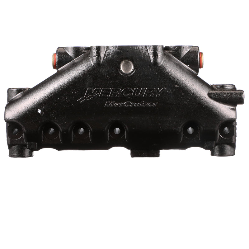 Quicksilver Exhaust Manifold 864612T01 - For V-6 MerCruiser Stern Drive and Inboard Engines Made by General Motors with Dry Joint Exhaust Systems - 864612T01