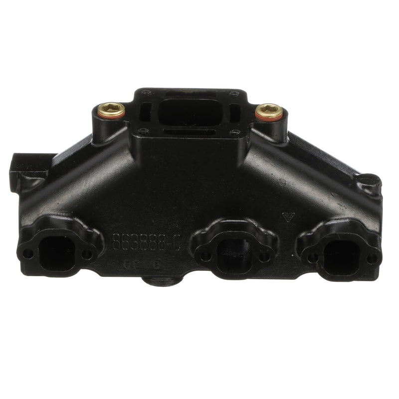 Quicksilver Exhaust Manifold 99746A17 - Port or Starboard - For Use on Port or Starboard Side Of V-6 (220 and 262 CID) MerCruiser Stern Drive and Inboard Engines - 99746A17