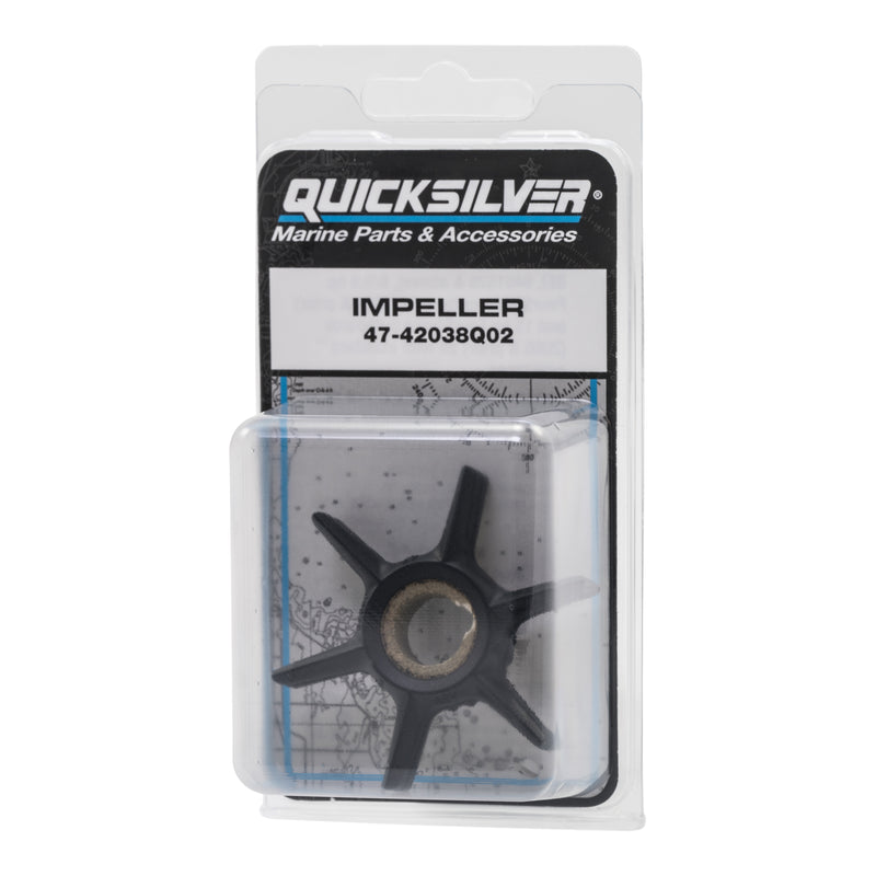 Quicksilver 42038Q02 Water Pump Impeller - Select Mercury and Mariner 2-Cycle Outboards - 42038Q02