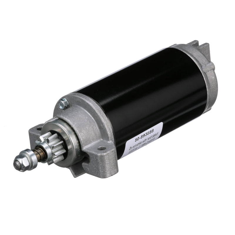 Quicksilver Starter Motor Assembly 893888T - For 40 HP - 60 HP Mercury and Mariner 4-Stroke Outboards - 893888T