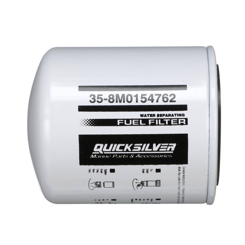 Quicksilver 8M0154762 Water Separating Fuel Filter - Johnson, Evinrude, OMC, Sierra - 8M0154762