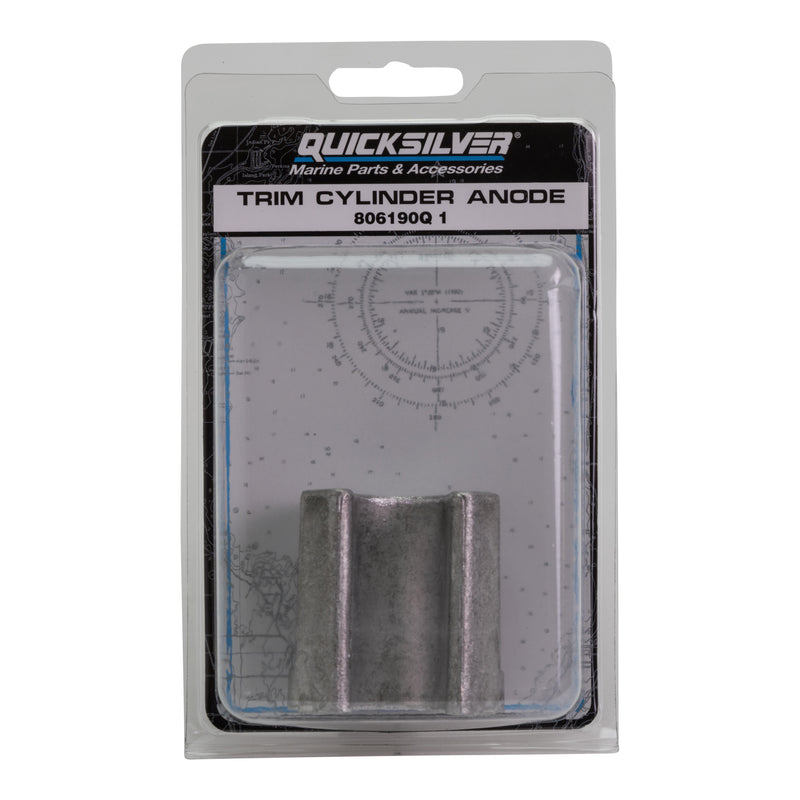 Quicksilver 806190Q1 Aluminum Anode - Bravo Drive Trim Cylinder for Bravo, Blackhawk and Vazer Drives - 806190Q1