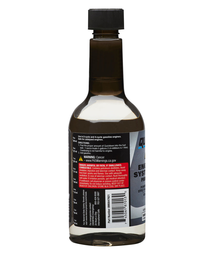 Quicksilver Quickleen Engine and Fuel System Cleaner - 12 Ounce - 8M0047921