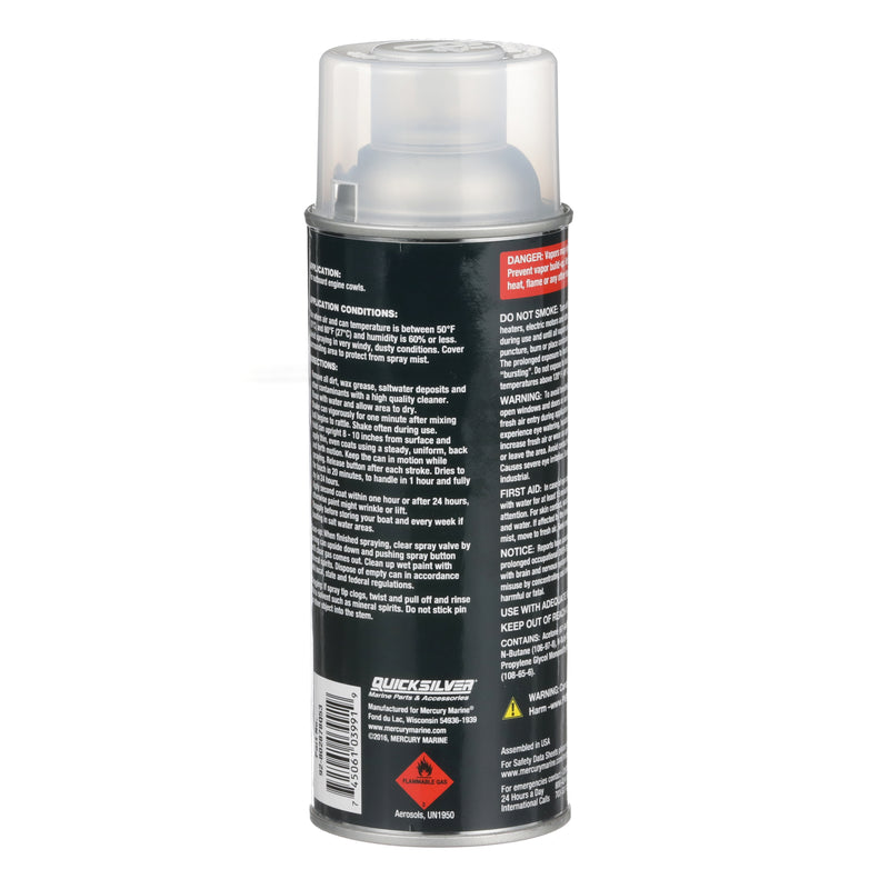 Quicksilver 802878Q53 Clear Coat Enamel Spray Paint - 802878Q53