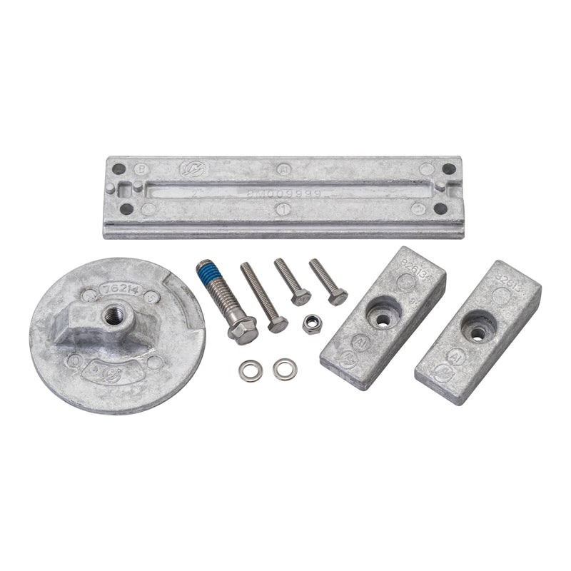 Quicksilver 8M0107550 Aluminum Anode Kit - Mercury Verado and Optimax Outboards - 8M0107550